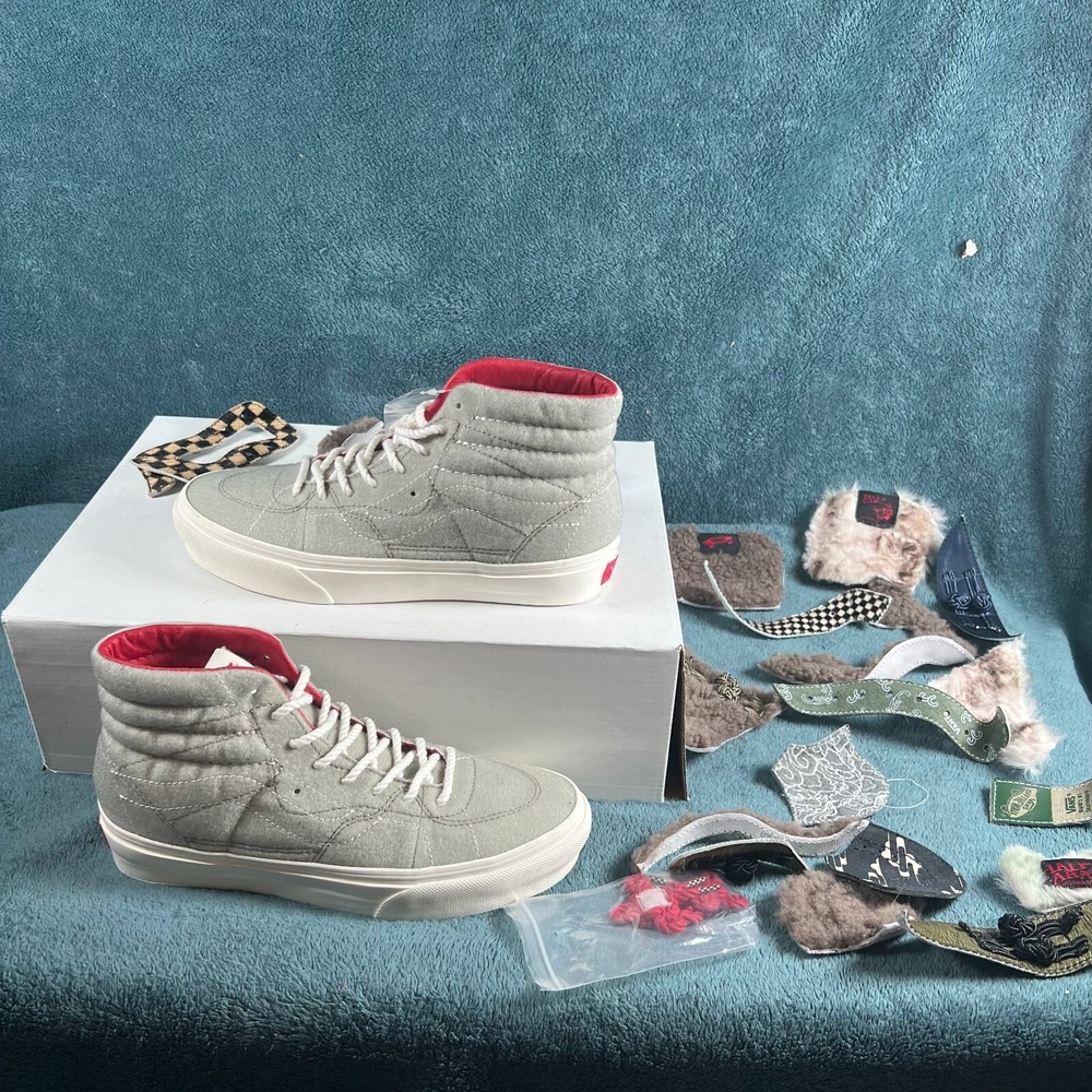 VANS DIY Hi VLT LX Year of the Rabbit Gray Trainer Sneakers M5.5/W7 New